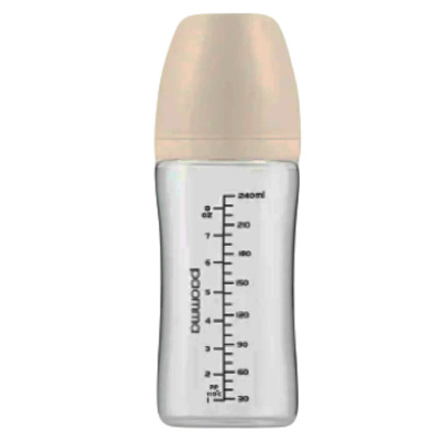 Стеклянная бутылочка Paomma GB212 240 мл Buttercream 1